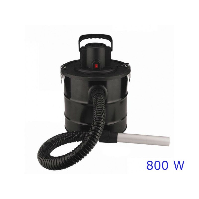 BIDONE ASPIRACENERE ELETTRICO PER STUFE E CAMINI 800W 18 Lt