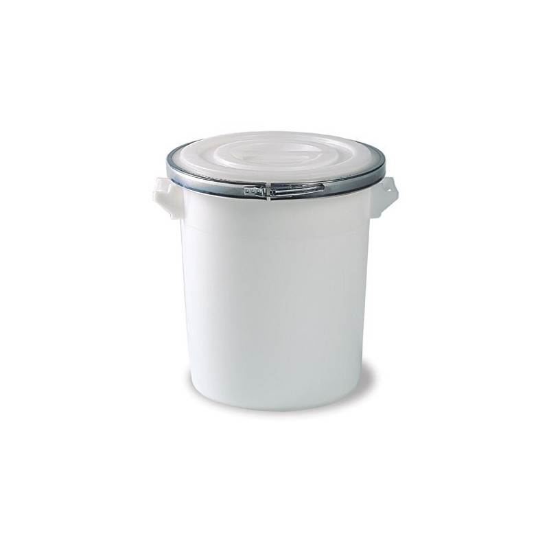 BIDONE C/CHIUSURA ERMETICA Lt 50 BIANCO