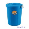 BIDONE CHIUSURA ERMETICA JERRY Lt 23 BLU