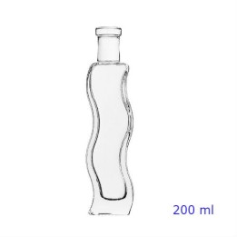 BOTTIGLIA ONDA ALTA 200 ml TRASPARENTE