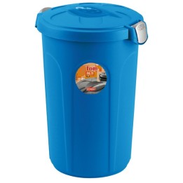 BIDONE CHIUSURA ERMETICA TOM Lt 46 BLU