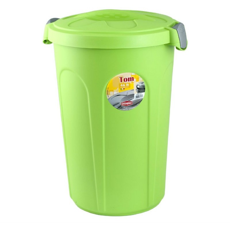 BIDONE CHIUSURA ERMETICA TOM Lt 46 VERDE MELA