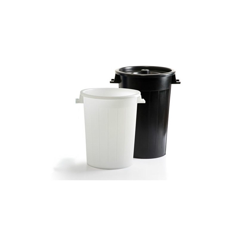 BIDONE DIFFERENZIATA C/COP Lt 120 BIANCO