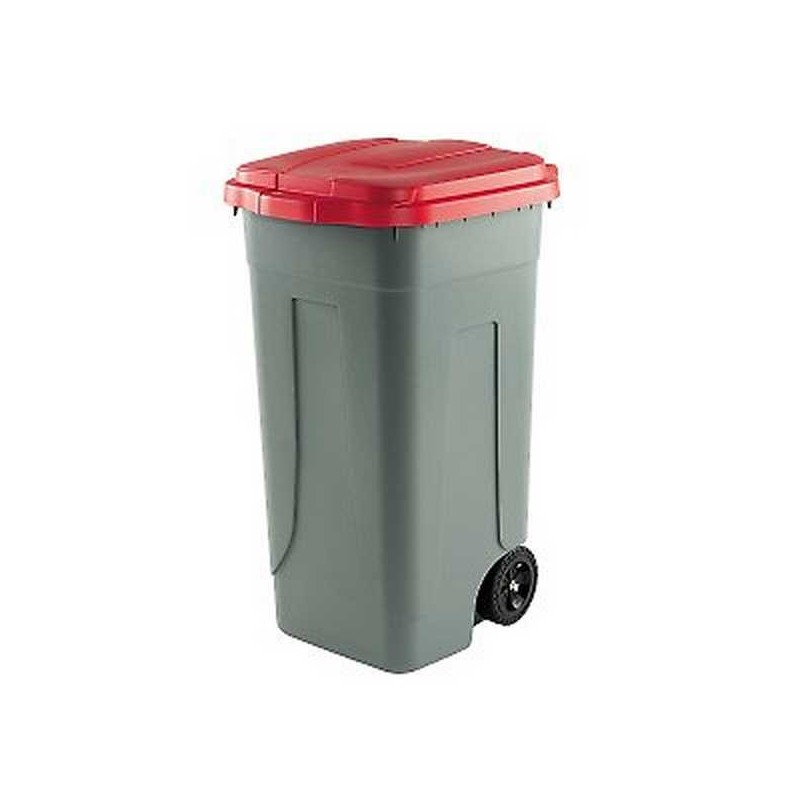 BIDONE DIFFERENZIATA Lt 100 ROSSO