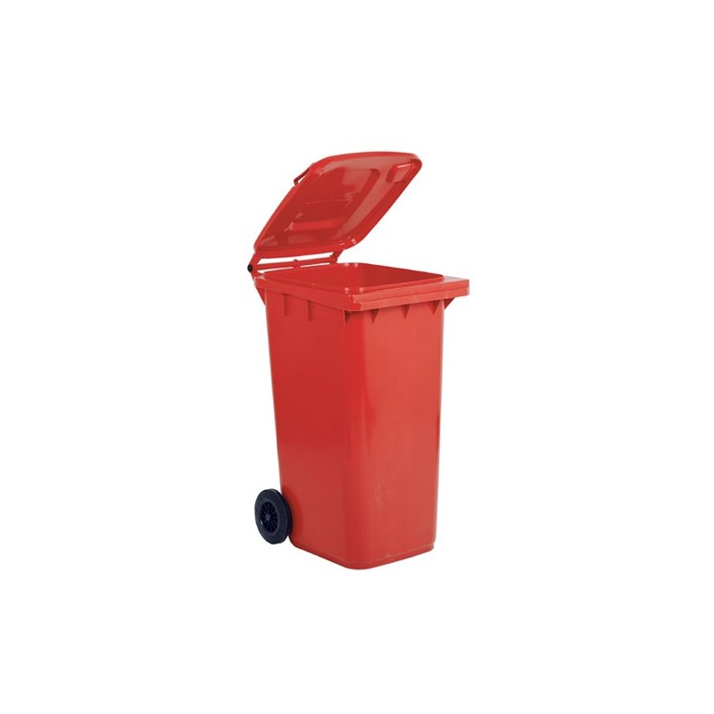 BIDONE DIFFERENZIATA Lt 120 ROSSO