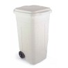 Bidone Differenziata 80 Lt Bianco con Ruote | RagStore