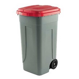 BIDONE DIFFERENZIATA Lt 80 ROSSO