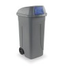 BIDONE DIFFERENZIATA PUSH Lt 100 BLU