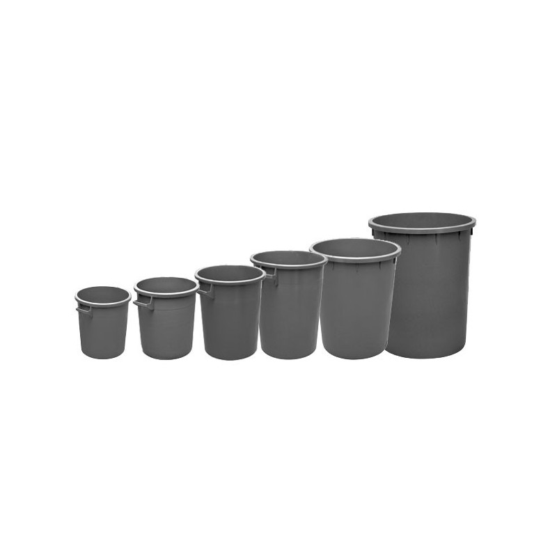 BIDONE INDUSTRIALE GRIGIO Lt  75
