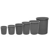 BIDONE INDUSTRIALE GRIGIO Lt  75