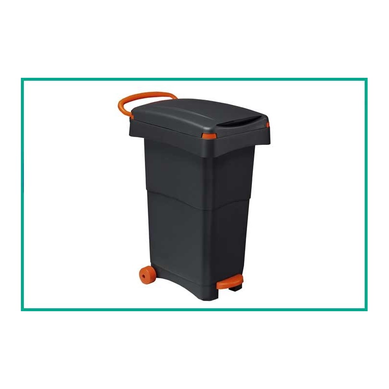 BIDONE NELLO COMPLETO Lt 80 GRIGIO
