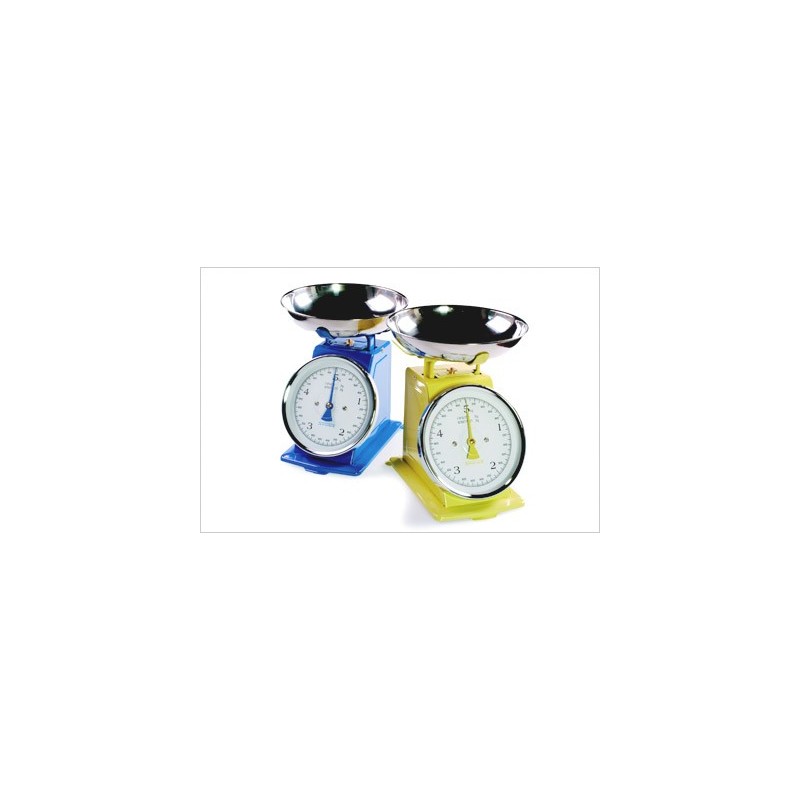BILANCIA ANALOGICA OROLOGIO STUBE KG  5 BLUE