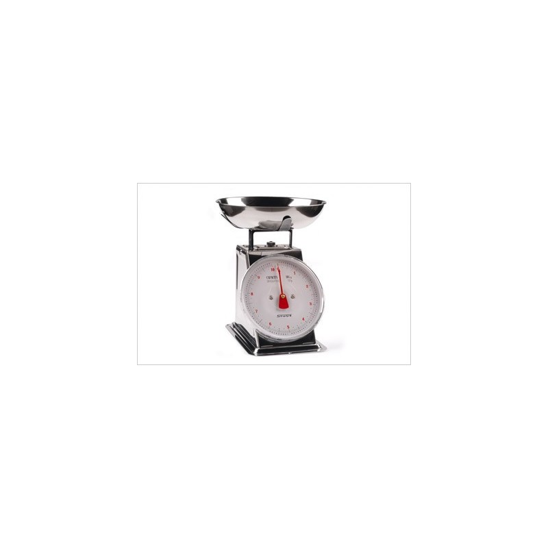 BILANCIA ANALOGICA OROLOGIO STUBE KG 10 INOX