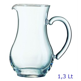 BROCCA CARAFFA VETRO PICHET 1,3 Lt TRASPARENTE