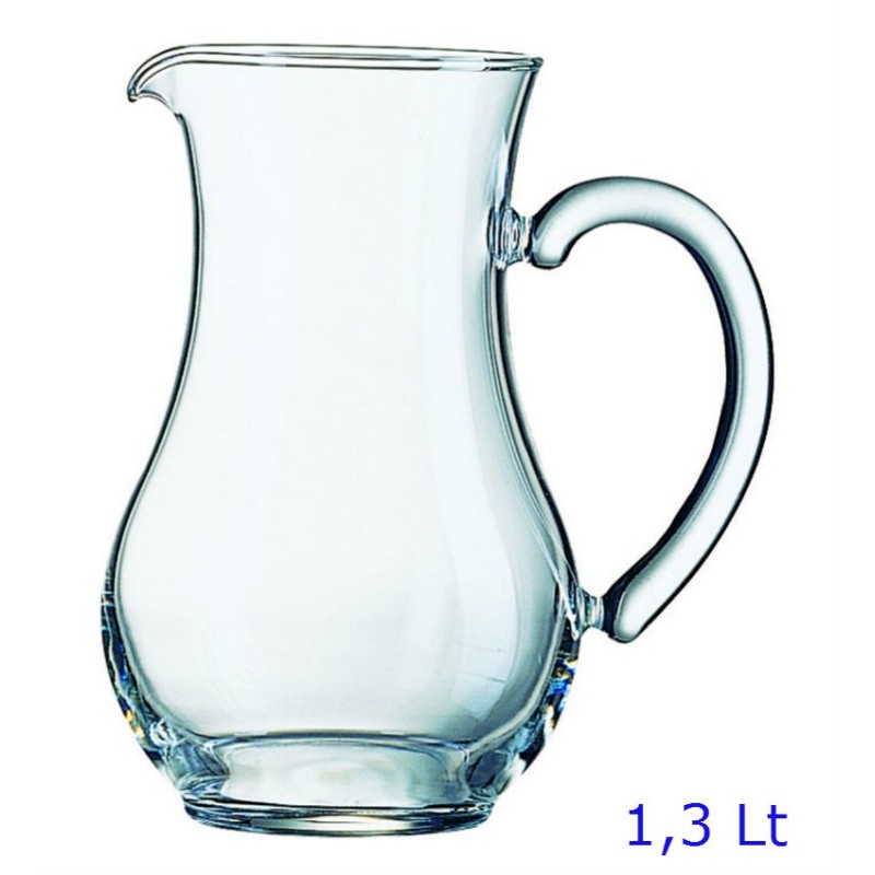 BROCCA CARAFFA VETRO PICHET 1,3 Lt TRASPARENTE