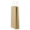 BUSTA CARTA PER BOTTIGLIE CM 14x8,5x39,5 AVANA