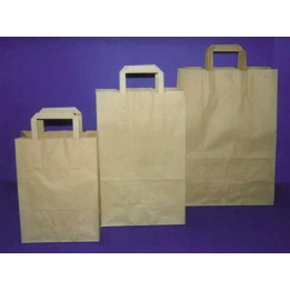 BUSTA CARTA SHOPPER CM 32x16x45 AVANA