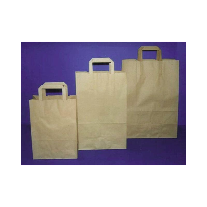 BUSTA CARTA SHOPPER CM 32x16x45 AVANA