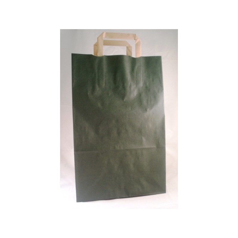 BUSTA CARTA SHOPPER CM 32x17x45 VERDE