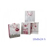 BUSTA CARTA SHOPPERS NATALE CM 18x8x24