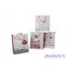 BUSTA CARTA SHOPPERS NATALE CM 26x10x32