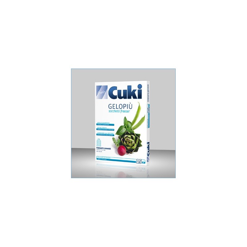 BUSTE CONGELATORE CUKI GELO 15 PZ DA CM 29x42