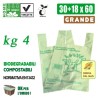 BUSTE SHOPPERS BIOCOMPOSTABILI MAXI KG 4