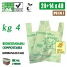 BUSTE SHOPPERS BIOCOMPOSTABILI MINI KG 4