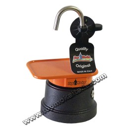 CAFFETTIERA MINI MOKA 1 TAZZA TEFLON COLORE ARANCIO