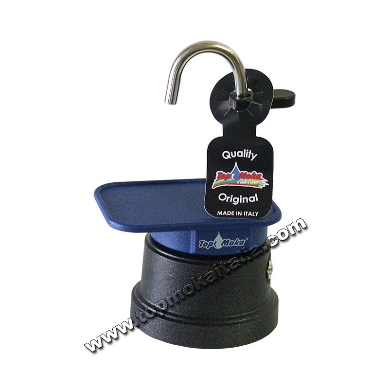CAFFETTIERA MINI MOKA 1 TAZZA TEFLON COLORE BLU