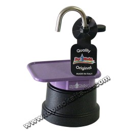 CAFFETTIERA MINI MOKA 1 TAZZA TEFLON COLORE LILLA