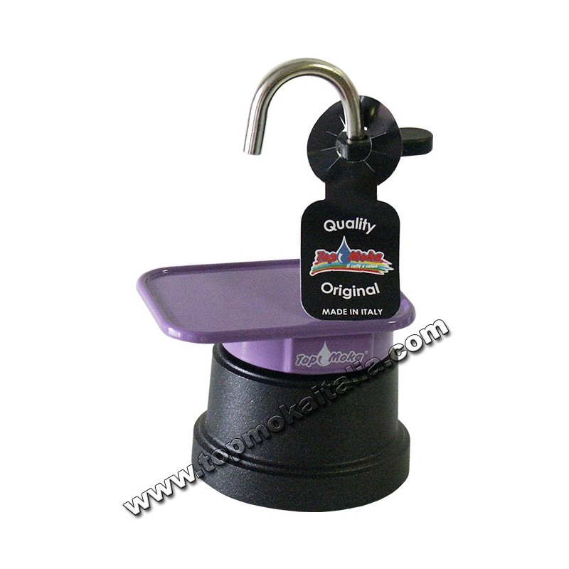 CAFFETTIERA MINI MOKA 1 TAZZA TEFLON COLORE LILLA