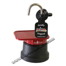 CAFFETTIERA MINI MOKA 1 TAZZA TEFLON COLORE ROSSA