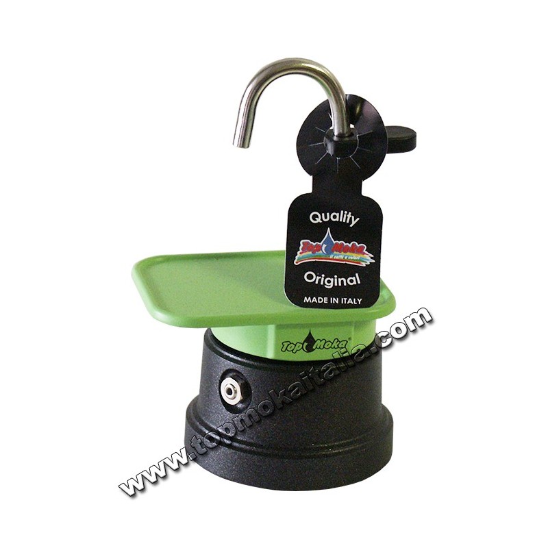 CAFFETTIERA MINI MOKA 1 TAZZA TEFLON COLORE VERDE