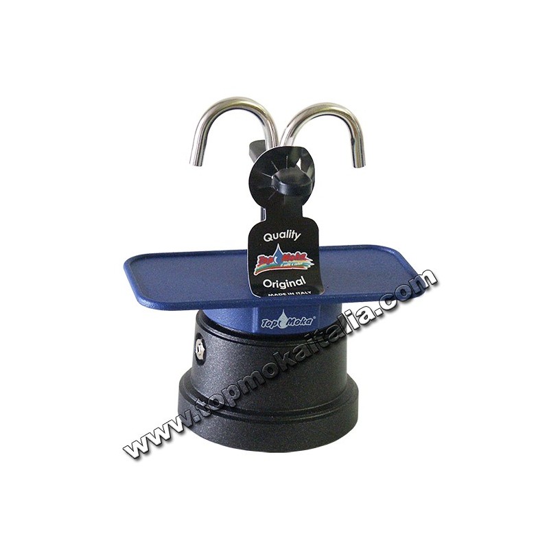 CAFFETTIERA MINI MOKA 2 TAZZA TEFLON COLORE BLU