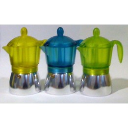 CAFFETTIERA PERLA COLORATA 3 Tz