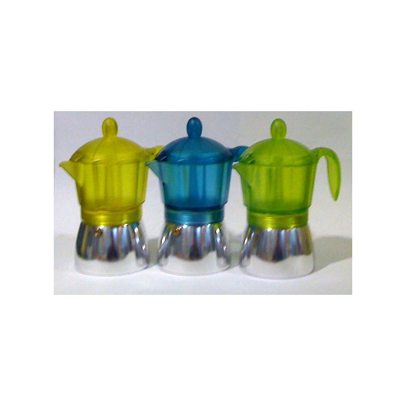 CAFFETTIERA PERLA COLORATA 3 Tz