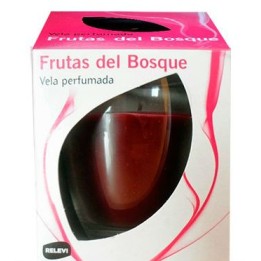 CANDELA PROFUMATA IN VASO FRUTTI DI BOSCO