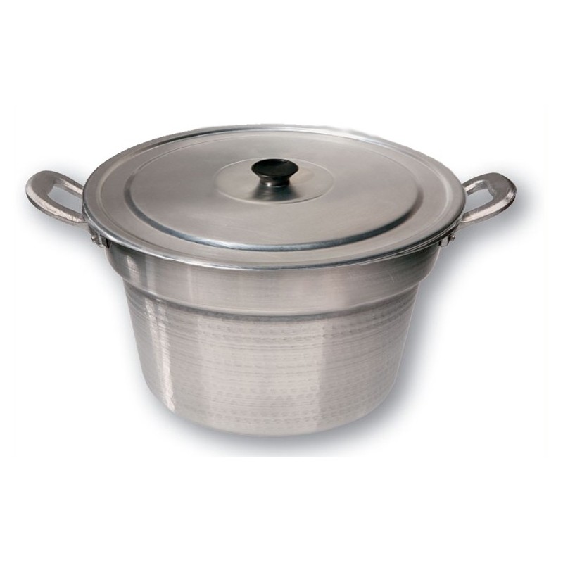 CALDAIO ALLUMUMINIO CON COPERCHIO CM 70