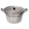 CALDAIO ALLUMUMINIO CON COPERCHIO CM 75
