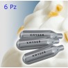 CAPSULE CARTUCCE RICARICHE PER SIFONE MONTAPANNA 6 PZ KAYSER