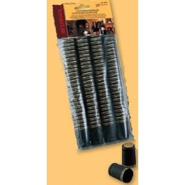 CAPSULE TERMORETRAIBILI D.31 NERE FILO ORO Pz 100