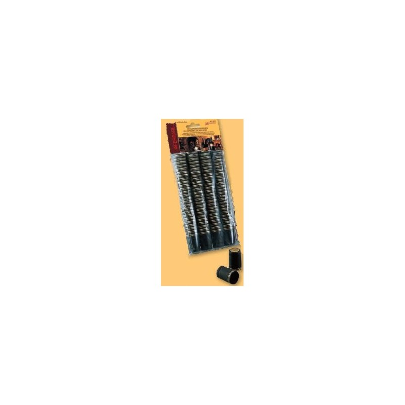 CAPSULE TERMORETRAIBILI D.31 NERE FILO ORO Pz 100