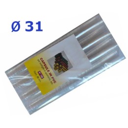 CAPSULE TERMORETRAIBILI D.31 TRASPARENTI Pz 100