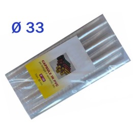 CAPSULE TERMORETRAIBILI D.33 TRASPARENTI Pz 100