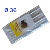 CAPSULE TERMORETRAIBILI D.36 TRASPARENTI Pz 100