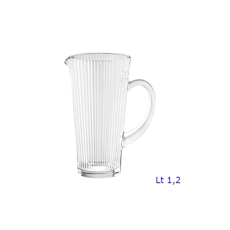 CARAFFA VETRO DIVA Lt 1,2 TRASPARENTE