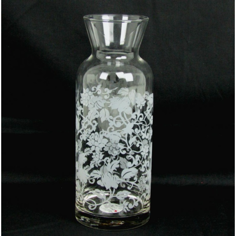 CARAFFA VETRO PROVENCE Lt 1 CON DECORI