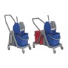 CARRELLO LAVAPAVIMENTO CON SECCHI E STRIZZO