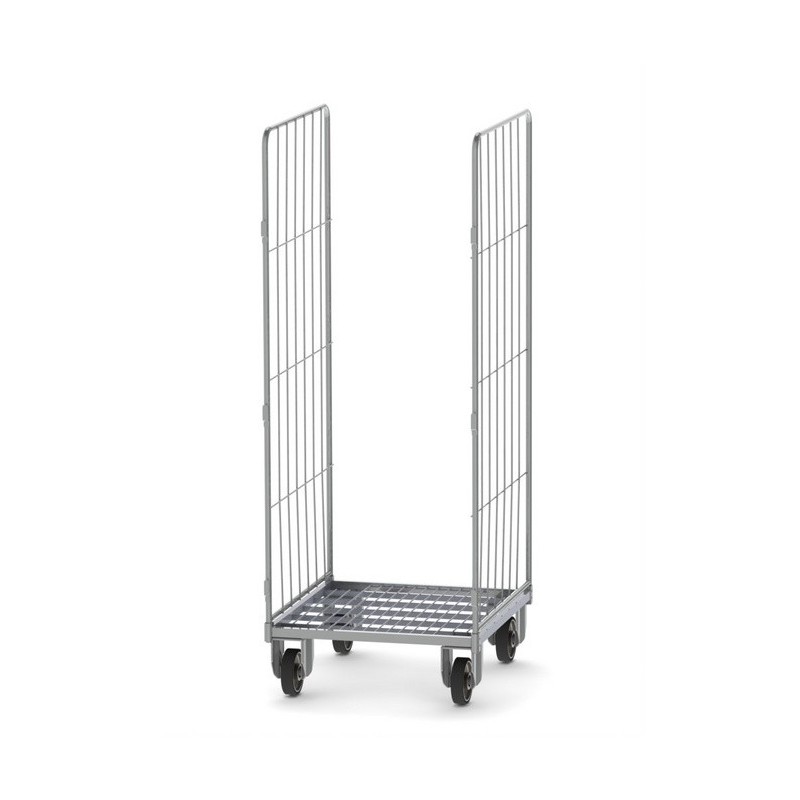 CARRELLO PER CARTONI ROLL CONTAINER A 2 SPONDE